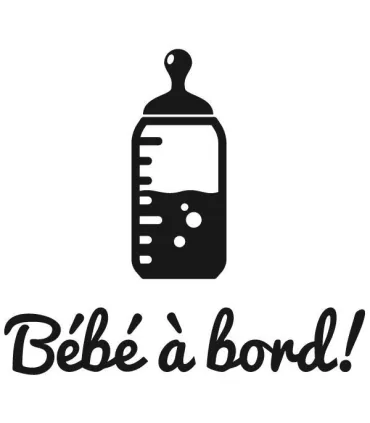 Stickers BÉBÉ A BORD BIBERON 3