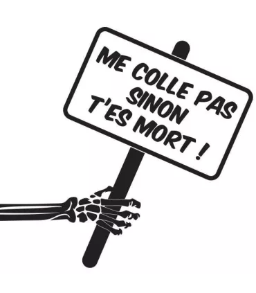Stickers ME COLLE PAS