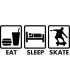 Stickers EAT SLEEP SKATE