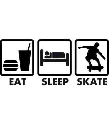 Stickers EAT SLEEP SKATE