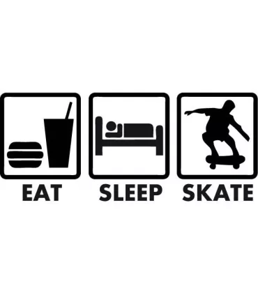 Stickers EAT SLEEP SKATE