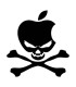 Stickers APPLE PIRATE