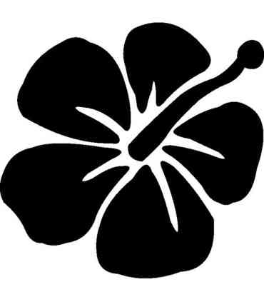 Stickers FLEUR HIBISCUS  2