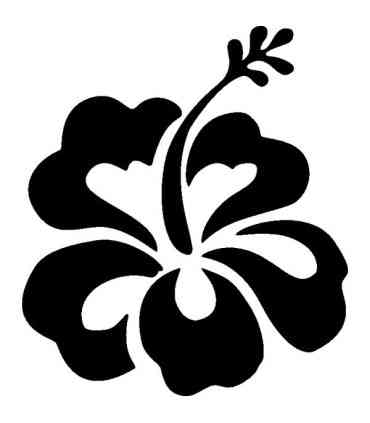 Stickers FLEUR HIBISCUS 3