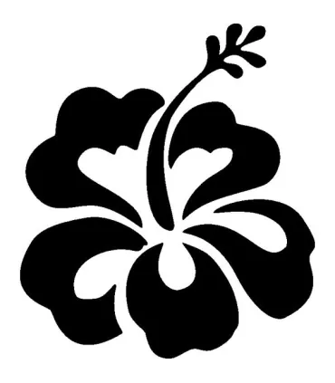 Stickers FLEUR HIBISCUS 3