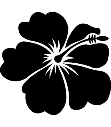 Stickers FLEUR HIBISCUS 9