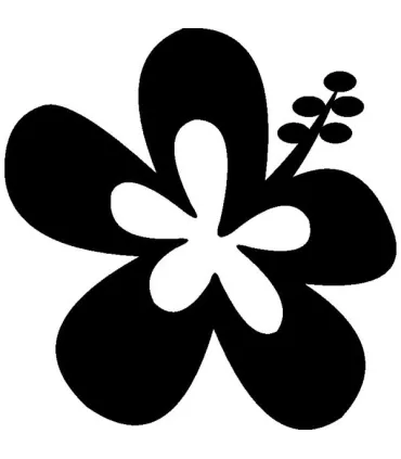 Stickers FLEUR HIBISCUS 10