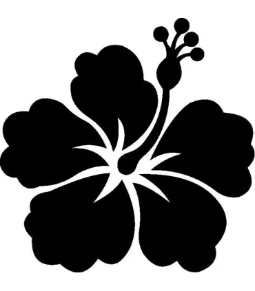 Stickers FLEUR HIBISCUS 11