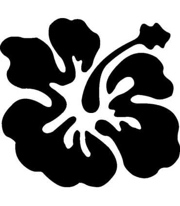 Stickers FLEUR HIBISCUS 14