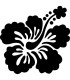 Stickers FLEUR HIBISCUS 16