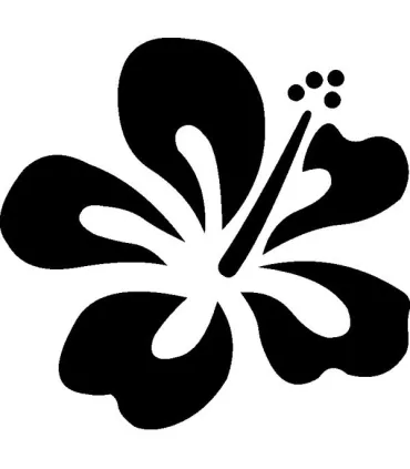 Stickers FLEUR HIBISCUS 19