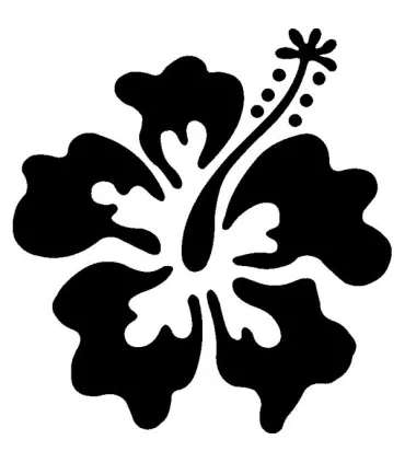 Stickers FLEUR HIBISCUS 22