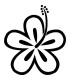 Stickers FLEUR HIBISCUS 24