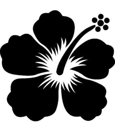 Stickers FLEUR HIBISCUS 26