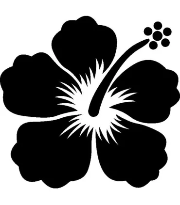 Stickers FLEUR HIBISCUS 26