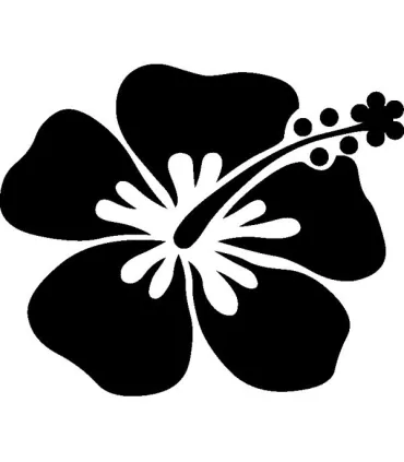 Stickers FLEUR HIBISCUS 27