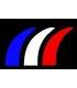 Stickers DRAPEAU FRANÇAIS FACON 308 R  PETIT