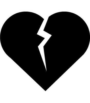 Stickers CŒUR FOUDRE