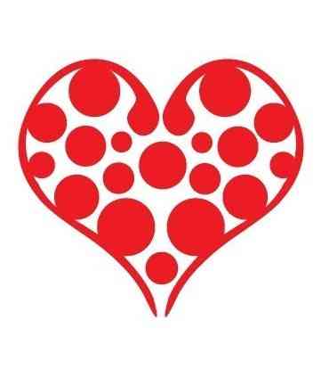 Stickers CŒUR BOULE