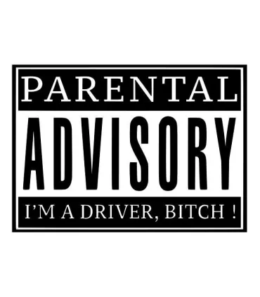 Stickers PARENTAL ADVISORY