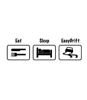 Stickers EAT SLEEP EASYDRIFT