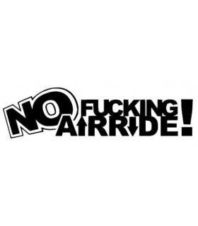 Stickers NO FUCKING AIR RIDE