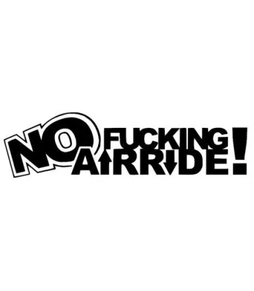 Stickers NO FUCKING AIR RIDE