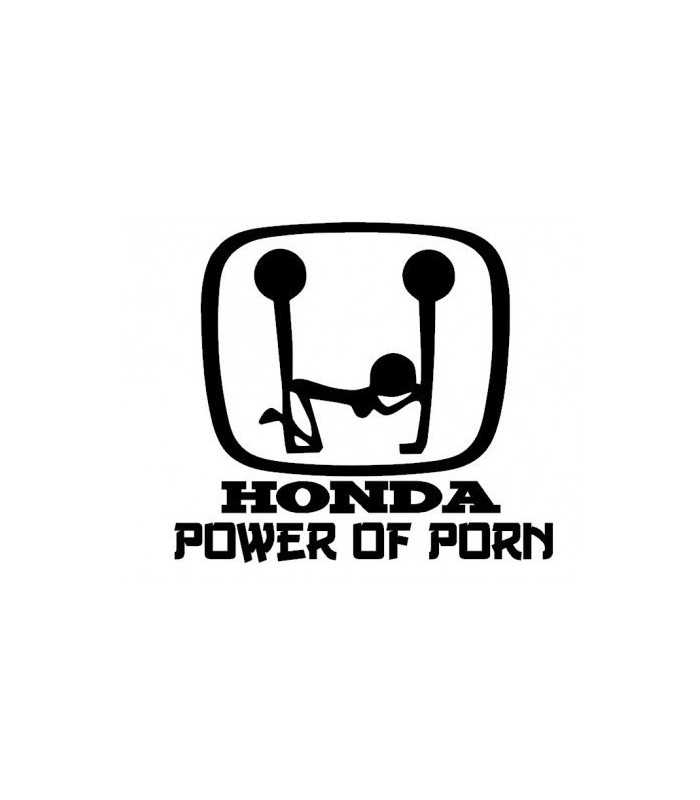Stickers HONDA POWER OF PORN
