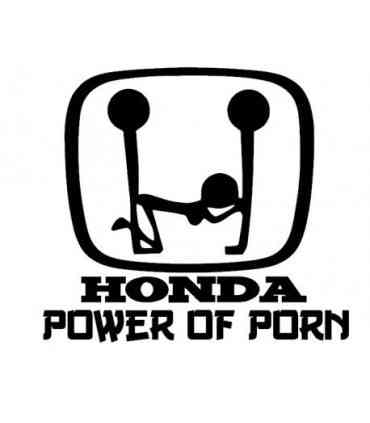 Stickers HONDA POWER OF PORN