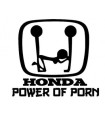 Stickers HONDA POWER OF PORN