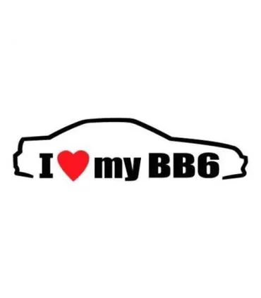 Stickers I LOVE MY BB6