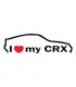Stickers I LOVE MY CRX