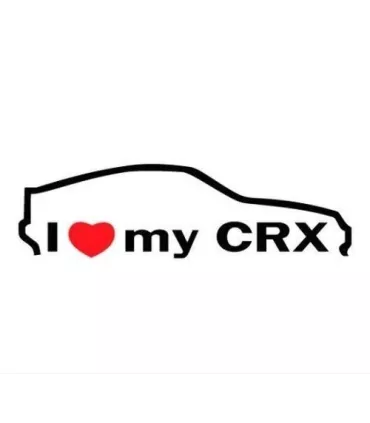 Stickers I LOVE MY CRX