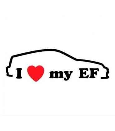 Stickers I LOVE MY EF