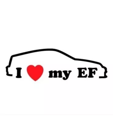 Stickers I LOVE MY EF