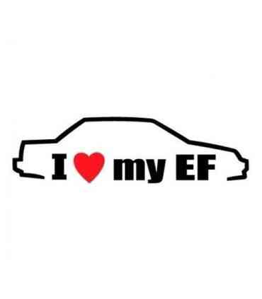 Stickers I LOVE MY EF-2