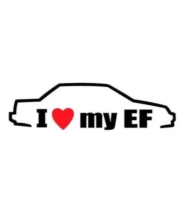 Stickers I LOVE MY EF-2