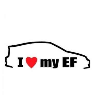 Stickers I LOVE MY EF-3
