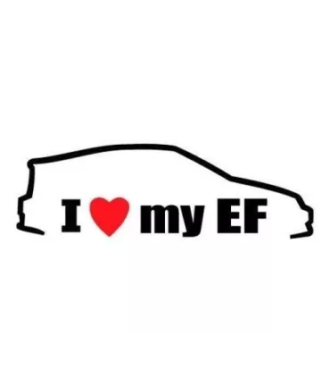 Stickers I LOVE MY EF-3