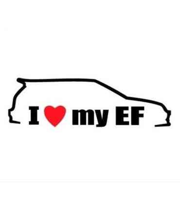 Stickers I LOVE MY EF-4