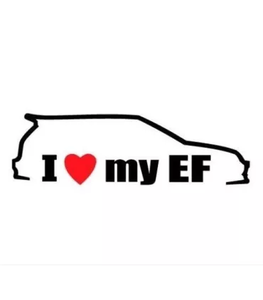 Stickers I LOVE MY EF-4