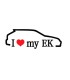 Stickers I LOVE MY EK
