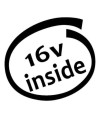 Stickers 16V INSIDE