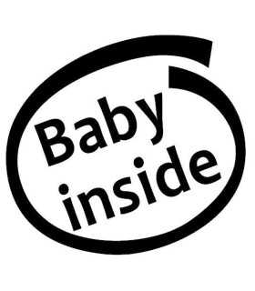 Stickers BABY INSIDE