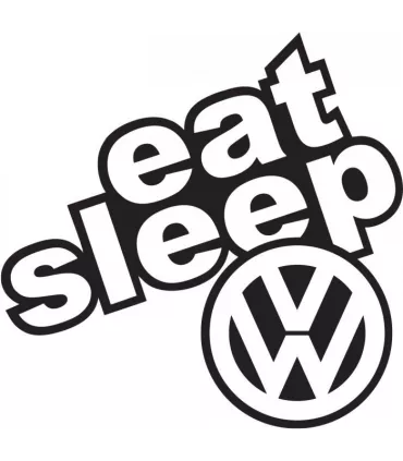Stickers EAT SLEEP VW
