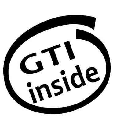 Stickers GTI INSIDE