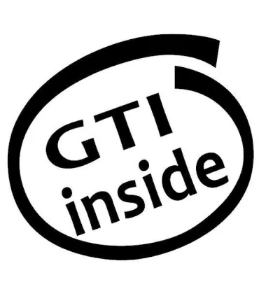 Stickers GTI INSIDE
