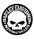 Stickers HARLEY DAVIDSON TETE DE MORT