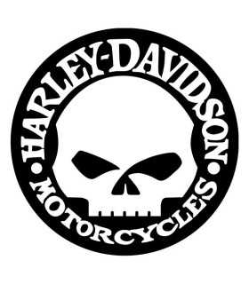 Stickers HARLEY DAVIDSON TETE DE MORT