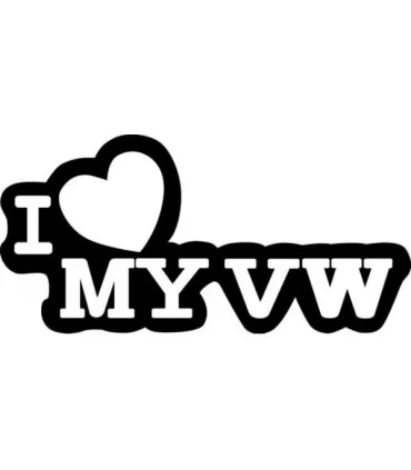 Stickers I LOVE MY VW